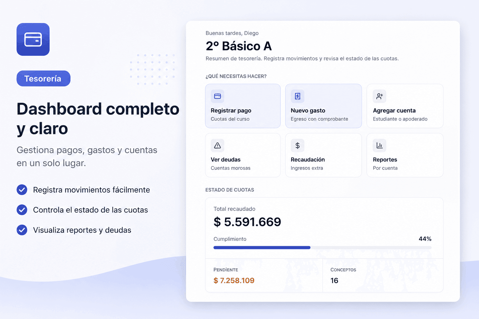 Vista de CEPAPP — dashboard